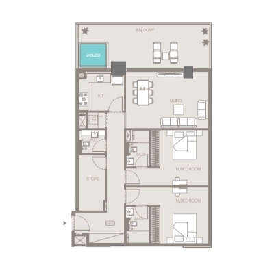 Binghatti - Trillionaire Residences - Apartment