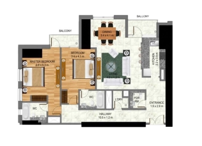 Al Habtoor Group - Meera Tower - Apartment