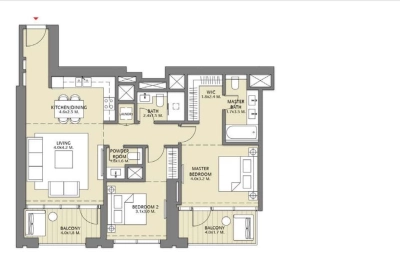 Emaar - Downtown Views II - Apartment