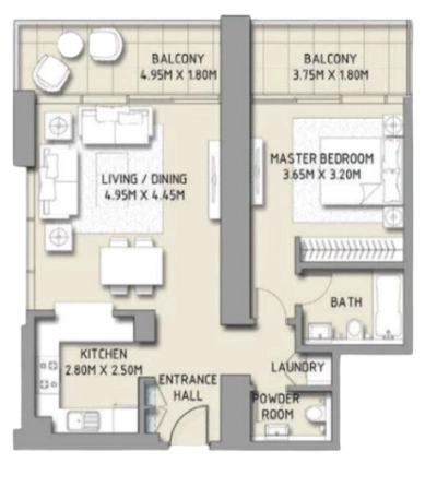 Emaar - BLVD Crescent - Apartment