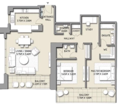 Emaar - BLVD Crescent - Apartment