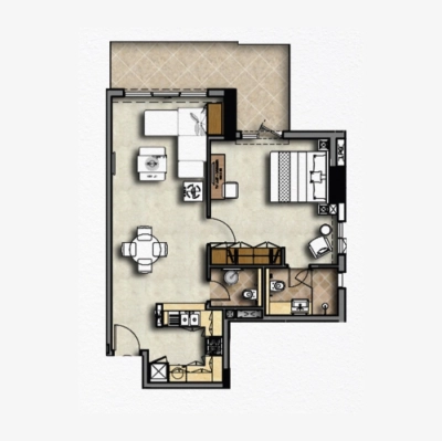 Damac - Majestine - Apartments