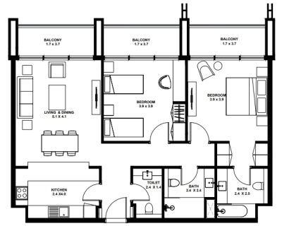Arada - Aljada Nasaq - Apartment
