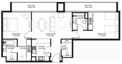 Arada - Aljada Sokoon - Apartment