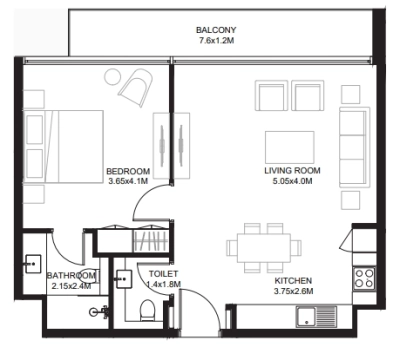 Arada - Aljada Sokoon - Apartment