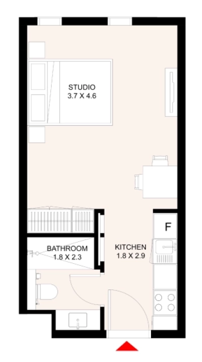 Arada - Aljada East Village Solo - Apartment