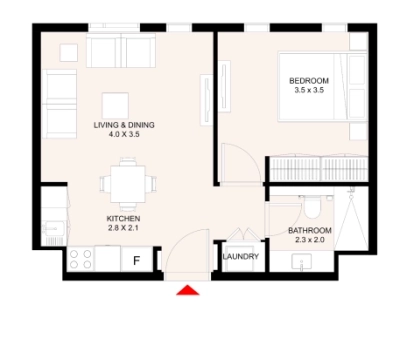 Arada - Aljada East Village Solo - Apartment