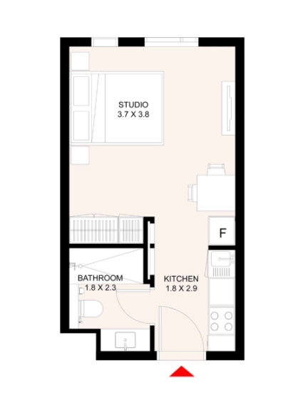 Arada - Aljada East Village Solo - Apartment