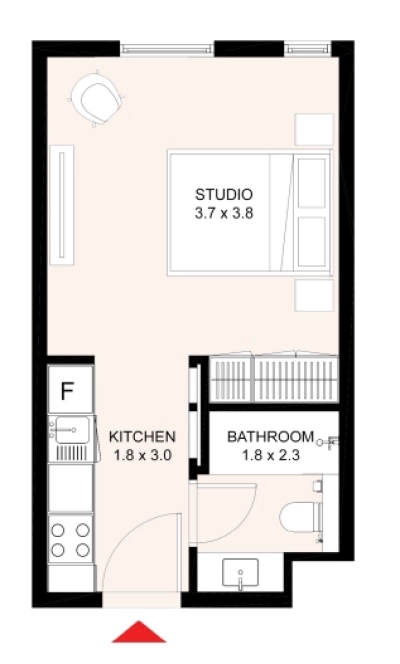 Arada - Aljada East Village Solo - Apartment