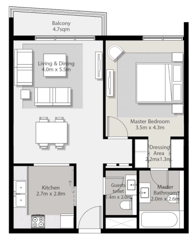 Arada - Aljada Rehan - Apartments