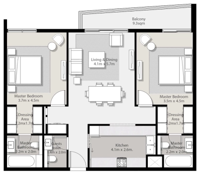 Arada - Aljada Rehan - Apartments