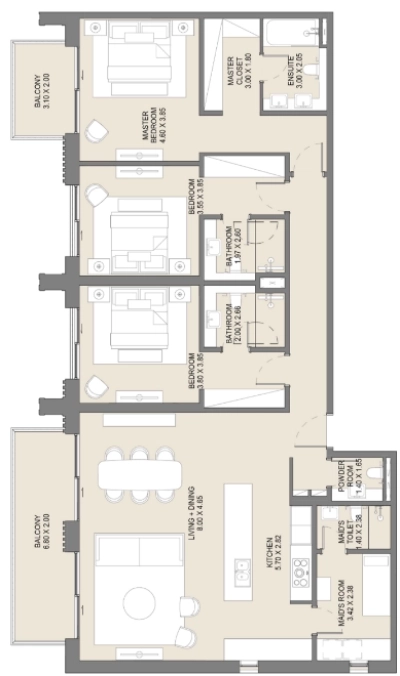 Meraas - Jomana - Apartment