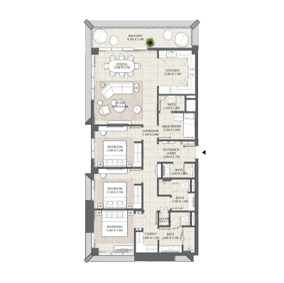 Emaar - Cedar - Apartment