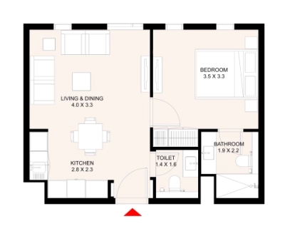 Arada - Aljada East Village The Link - Apartment