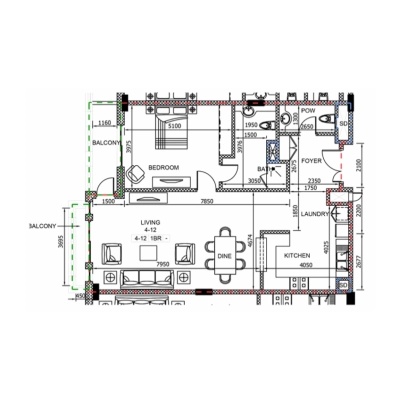 Dubai Properties - Manazel Al Khor - Apartment