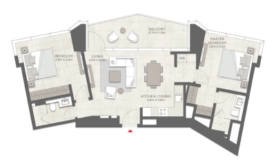 LIV Developers - Liv Marina - Apartment