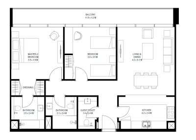 Arada - Aljada Nesba - Apartment