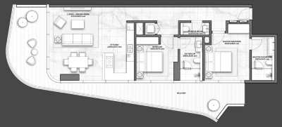 Dar Al Arkan - DG1 Living - Apartment