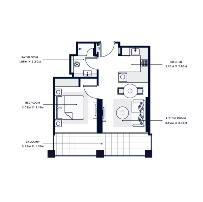 Azizi - Riviera 44 - Apartment