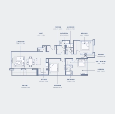Azizi - Central - Apartment