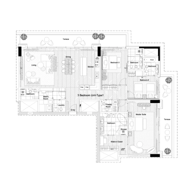 MAG - Marriott Executive Residences - Apartment