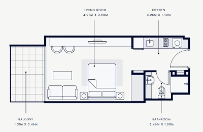 Azizi - Riviera Building 36 - Apartment