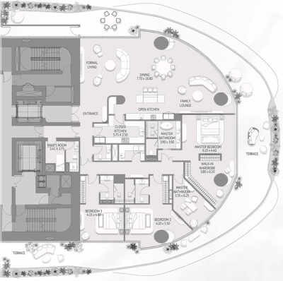 Nakheel - Como Residences - Apartment