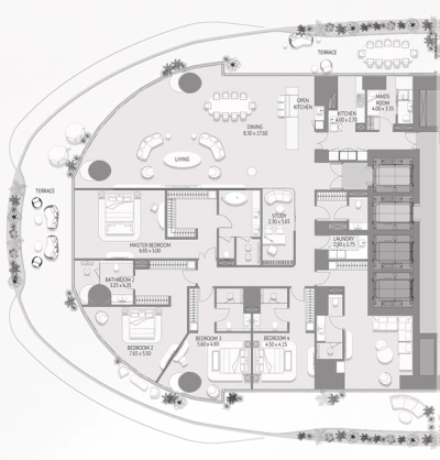Nakheel - Como Residences - Apartment