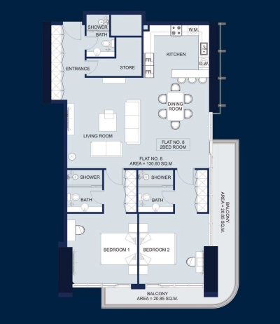 Prestige One - ORRA The Embankment - Apartment