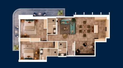 Prestige One - ORRA The Embankment - Apartment