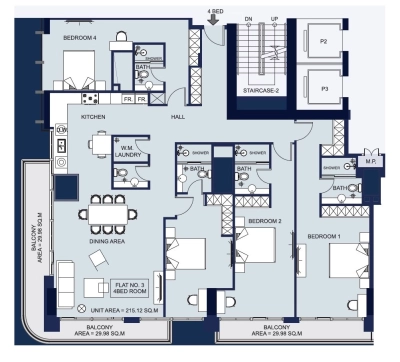 Prestige One - ORRA The Embankment - Apartment
