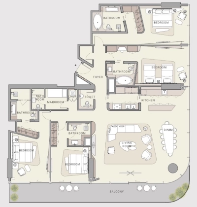 The Luxe Developers - Oceano - Apartment