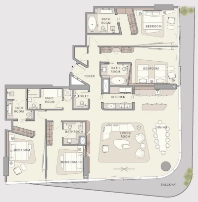 The Luxe Developers - Oceano - Apartment