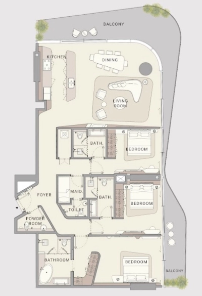 The Luxe Developers - Oceano - Apartment