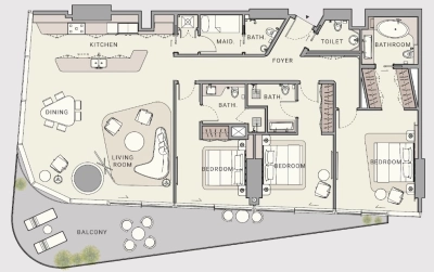 The Luxe Developers - Oceano - Apartment