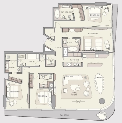 The Luxe Developers - Oceano - Apartment