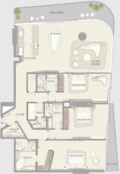 The Luxe Developers - Oceano - Apartment