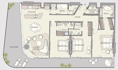 The Luxe Developers - Oceano - Apartment