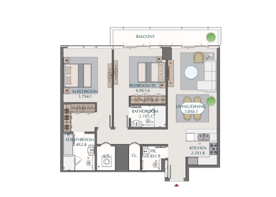 Wasl - 1 Residences - Apartment