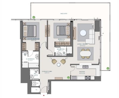 Wasl - 1 Residences - Apartment