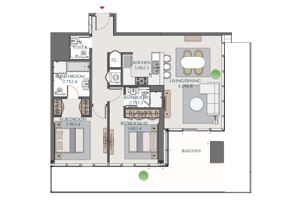 Wasl - 1 Residences - Apartment