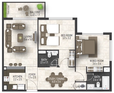 Fakhruddin Properties - Maimoon Gardens - Apartment