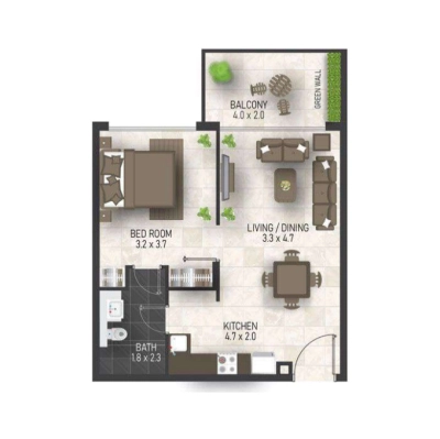 Fakhruddin Properties - Maimoon Gardens - Apartment