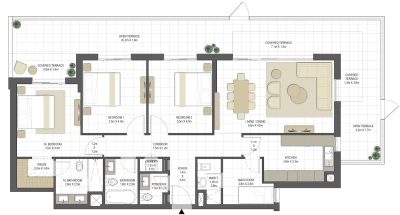 Eagle Hills - Aysha Residences - Apartment