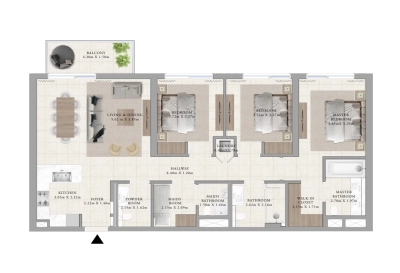 Emaar - Greenside Residence - Apartment