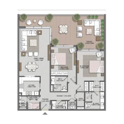 Q Properties - Reem Hills Apartments Phase 2 - Apartment