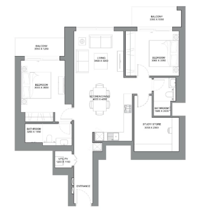 Sobha - 340 Riverside Crescent - Apartment