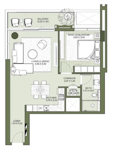 Meraas - Central Park Plaza - Apartment