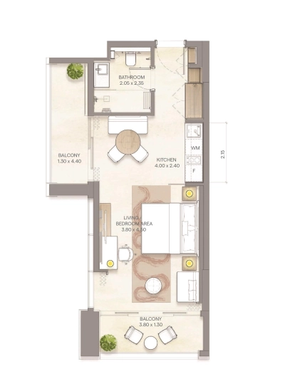 Bloom Holding - Arjaan by Rotana - Apartment