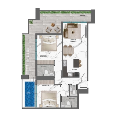 Samana - Samana Manhattan 2 - Apartment